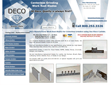 Tablet Screenshot of decoblades.com